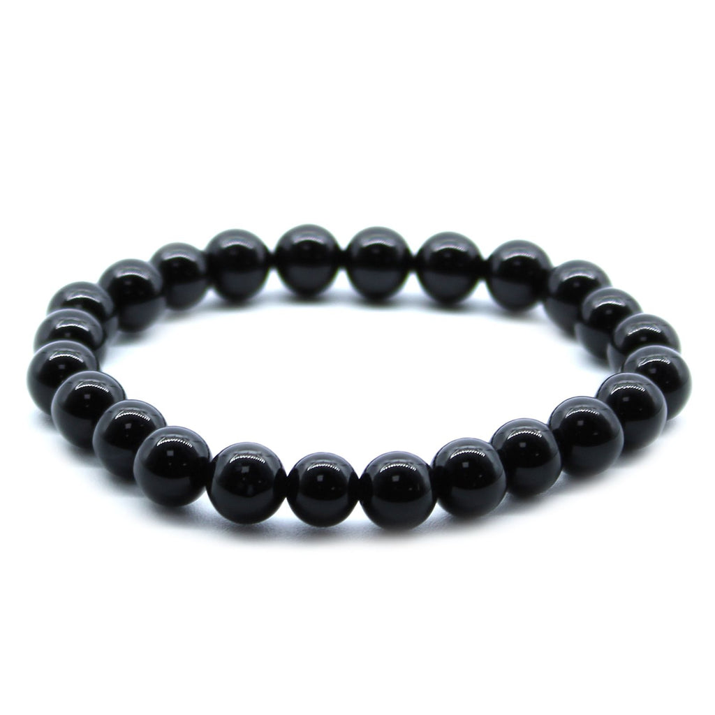 Natural Black Agate Crystal Bracelet
