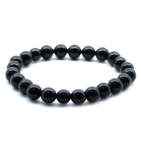 Natural Black Agate Crystal Bracelet