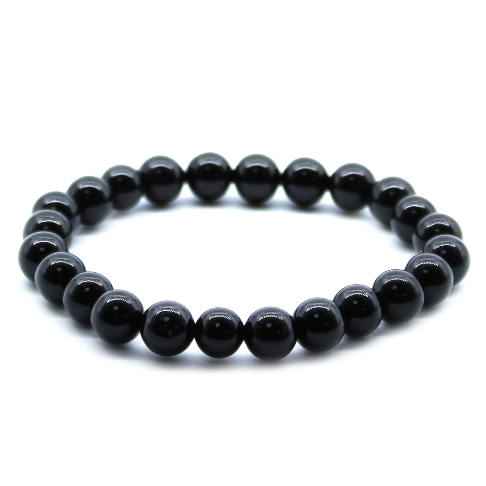 Natural Black Agate Crystal Bracelet