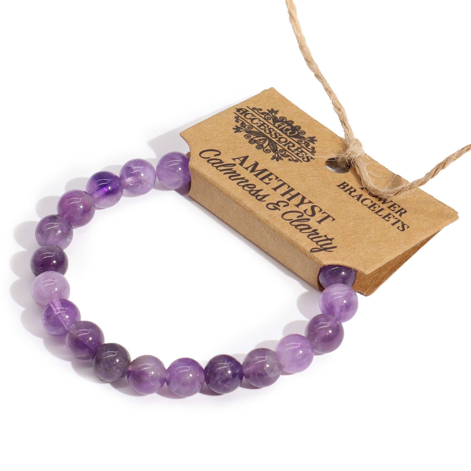 Natural Amethyst Crystal Bracelet