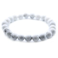 Natural White Jasper Crystal Bracelet