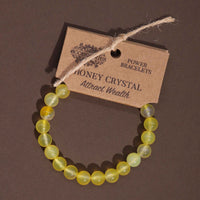 Natural Yellow Calcite Crystal Bracelet