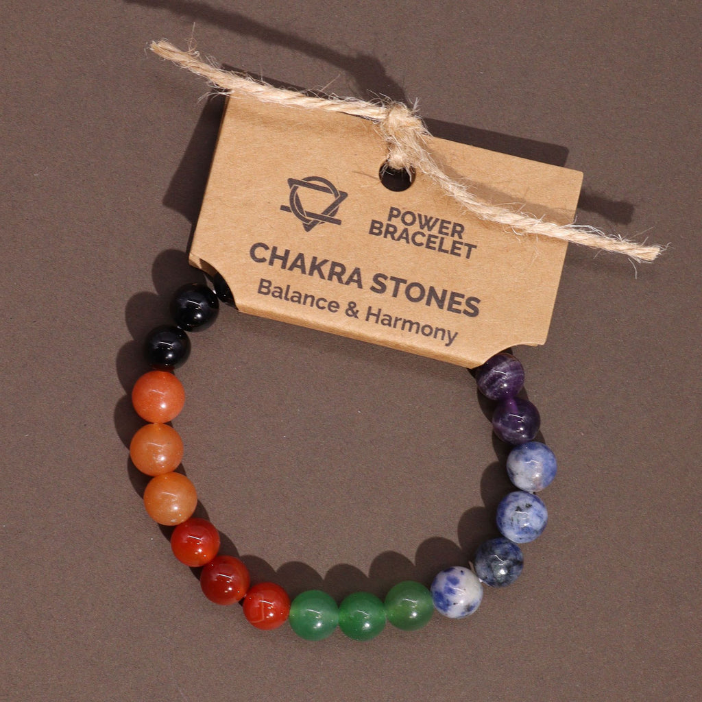 Natural Chakra Crystals Bracelets