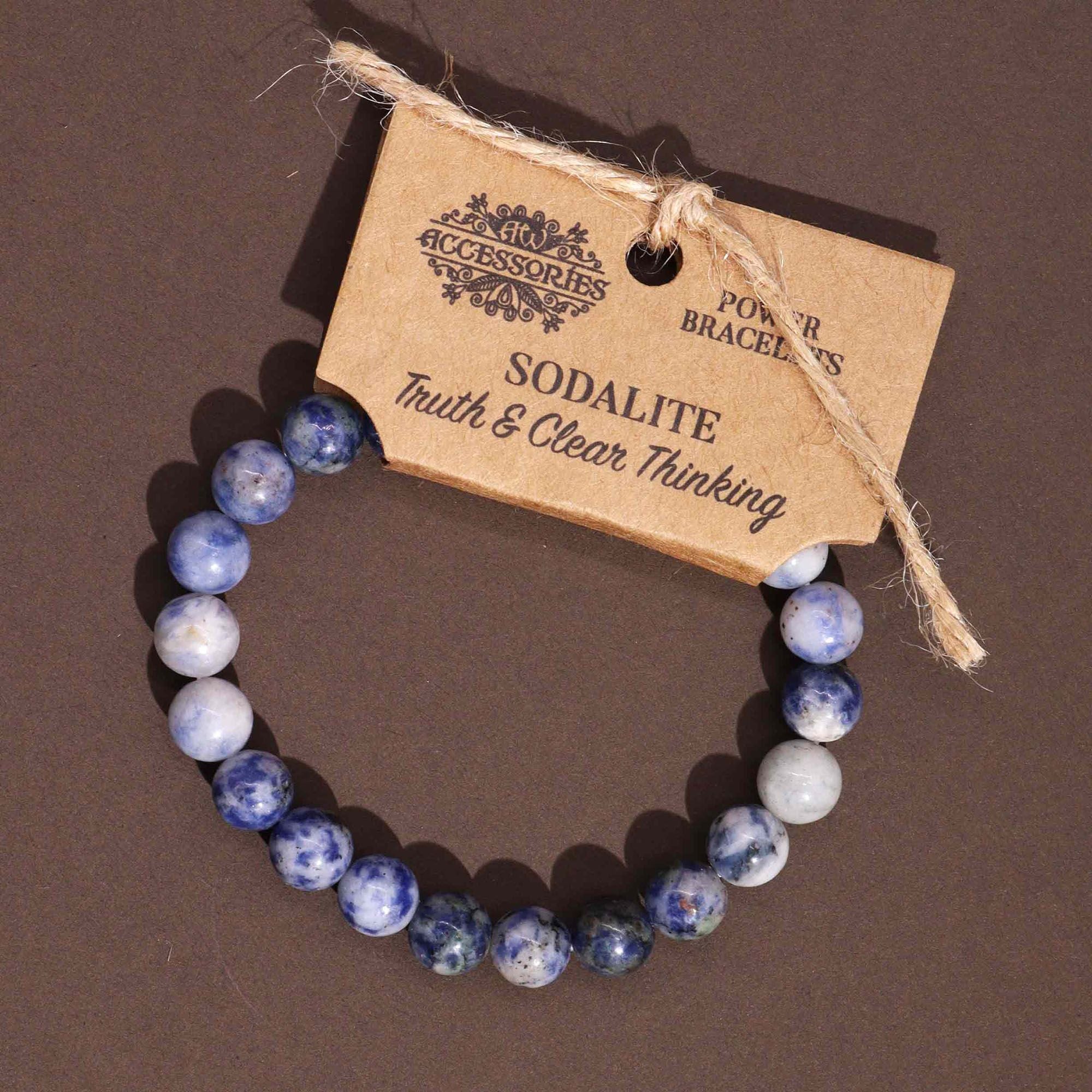 Natural Sodalite Crystal Bracelet