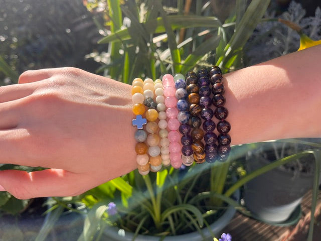 Natural Blood Garnet Crystal Bracelet