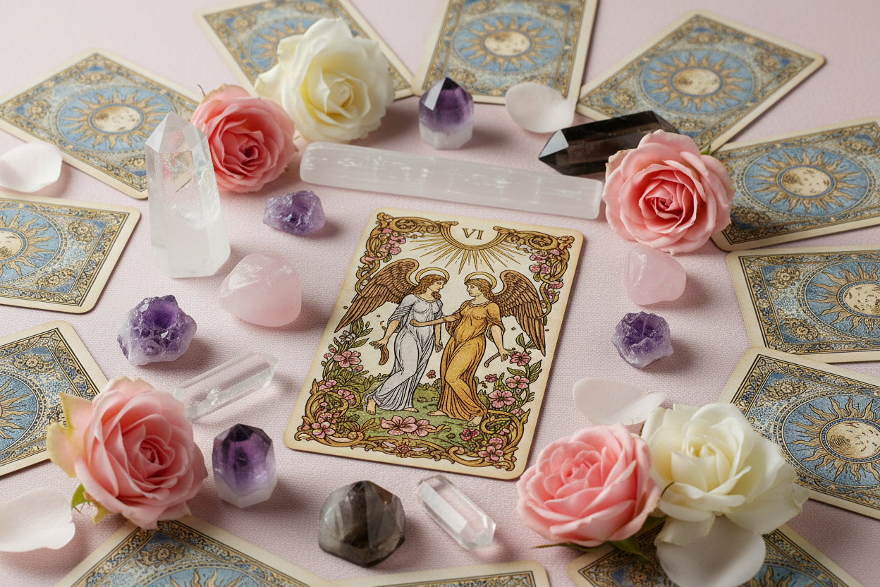 Tarot Crystal Service - Lovers Card Inspired