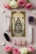 The High Priestess Portrait Flat Lay